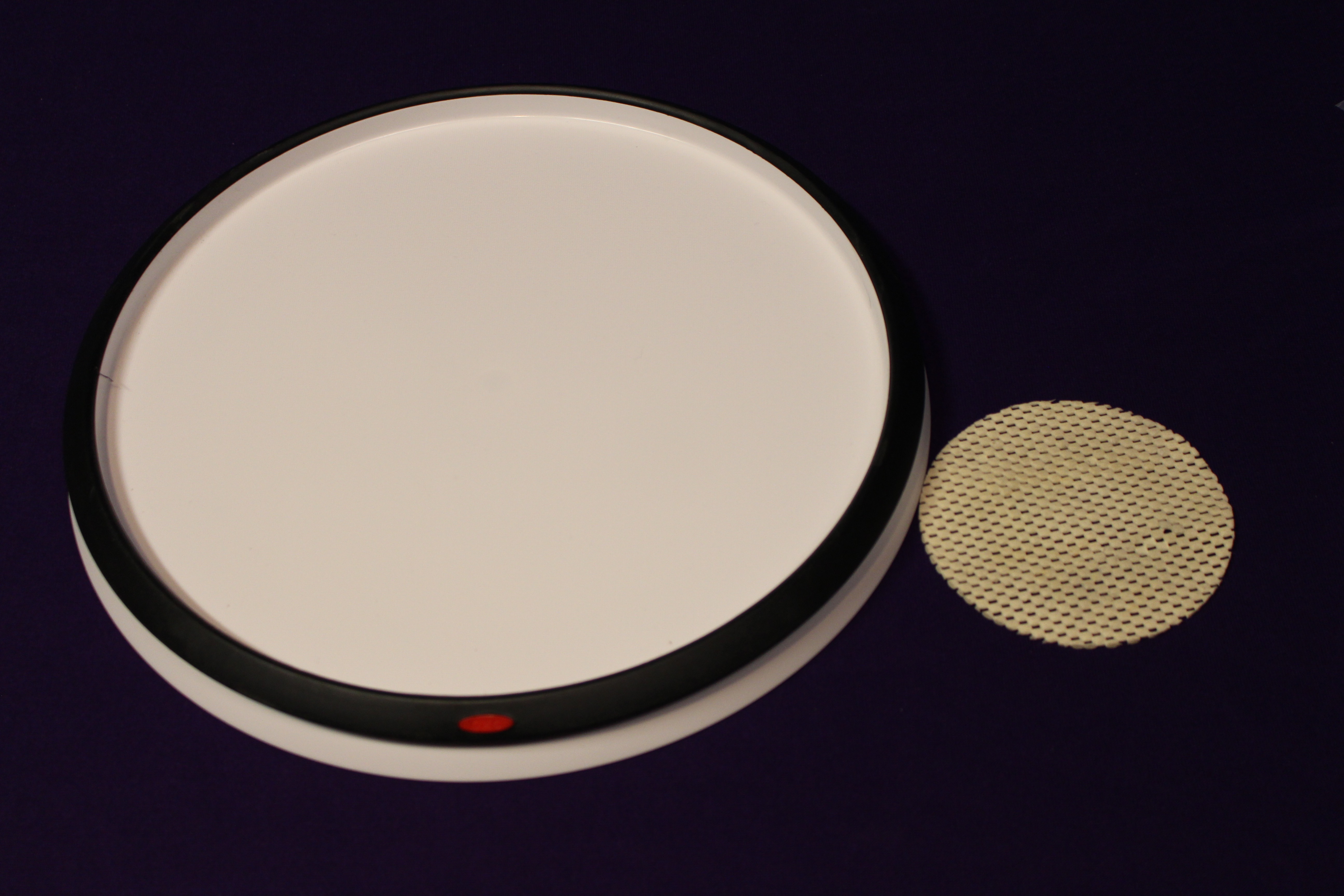 OXO table and jar-gripper pad seen from angled overhead view