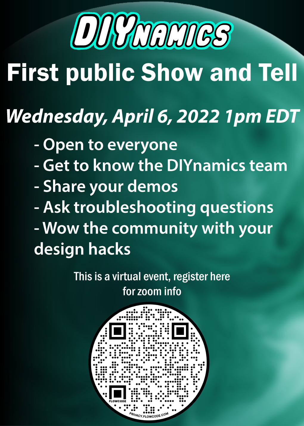 Flyer for Show and Tell